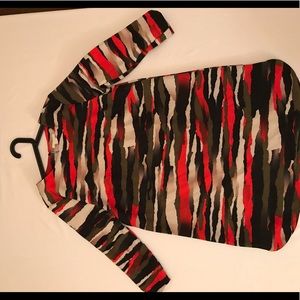 Fun multi print dress!